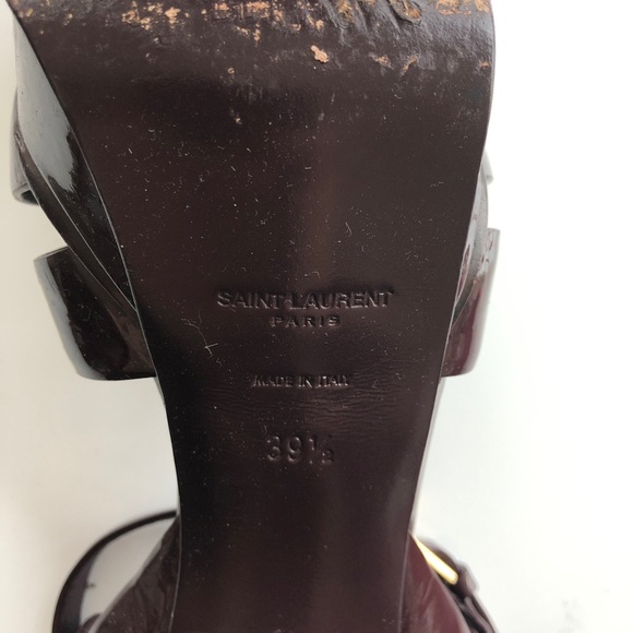 SAINT LAURENT TRIBUTE PLATFORM SANDAL- WORN ONCE - Picture 6 of 6